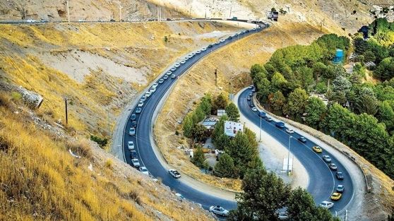 آخرین وضعیت از جاده چالوس در میانه تعطیلات